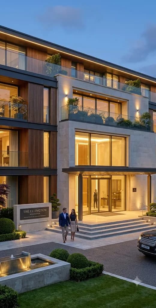 A sales agent showing a residential development to a buyer on a live call